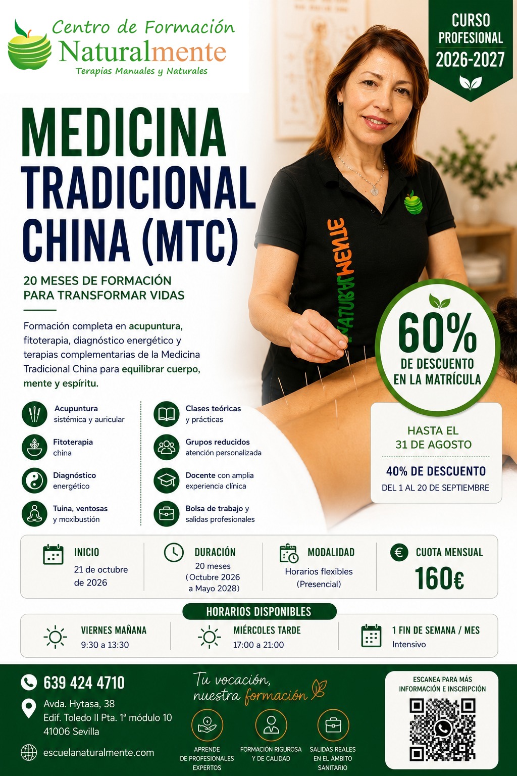 Folleto de CURSO DE MEDICINA TRADICIONAL CHINA (MTC)