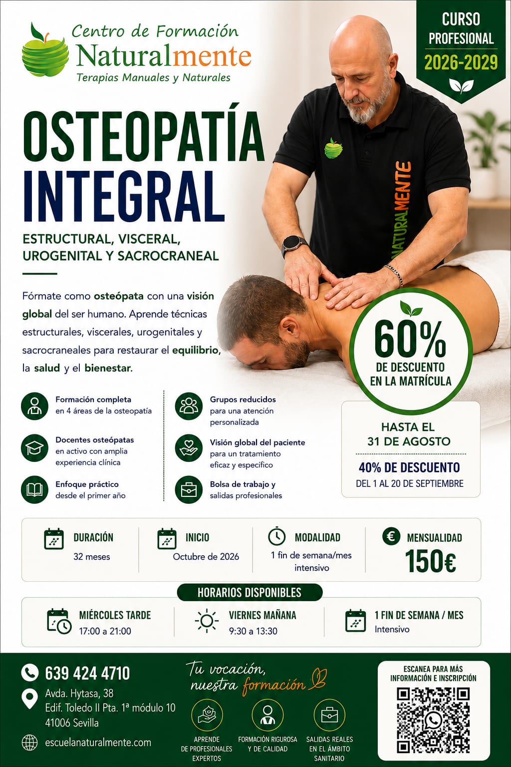 Folleto completo de CURSO DE OSTEOPATÍA INTEGRAL