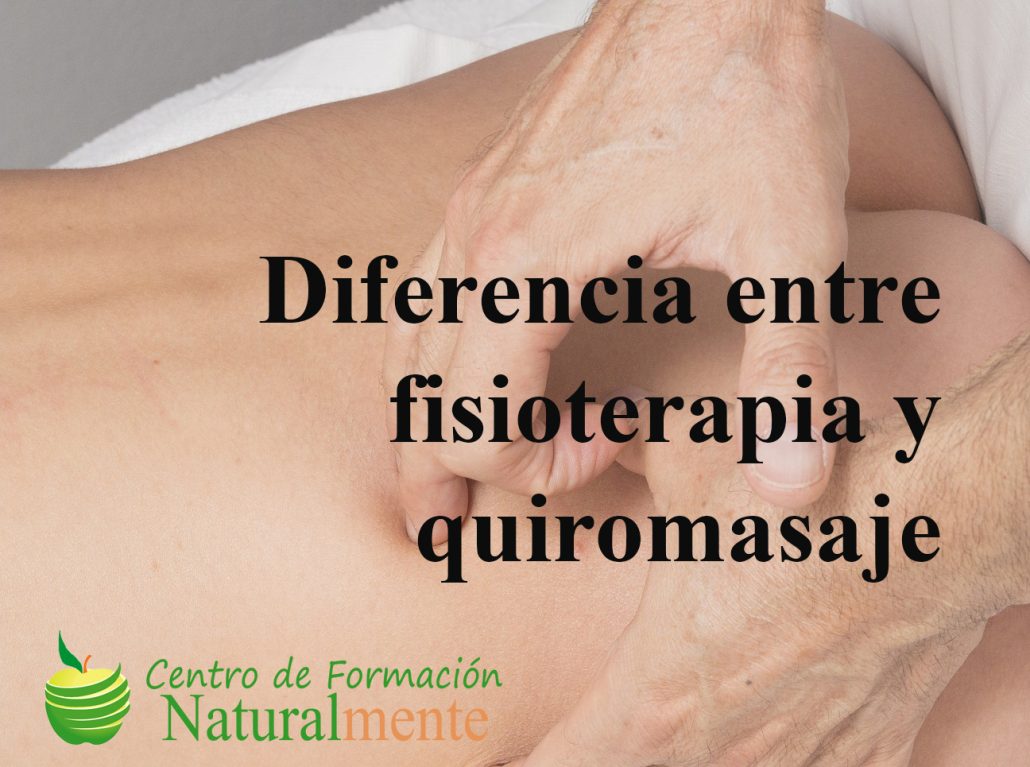 Diferencia entre fisioterapia y quiromasaje
